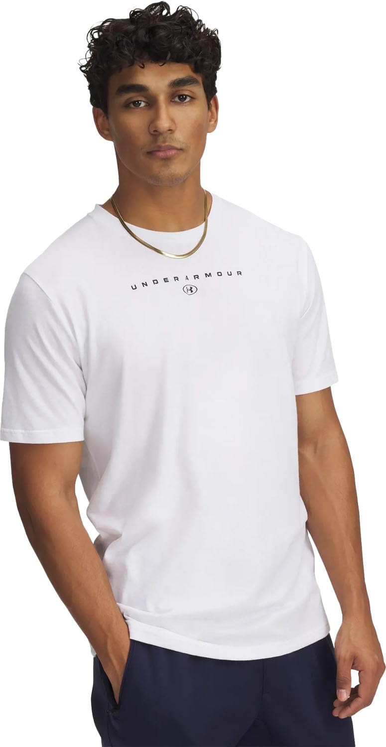 

Under Armour Unisex-Adult Men's Ua Stacked Logo футболка с коротким рукавом, Wht