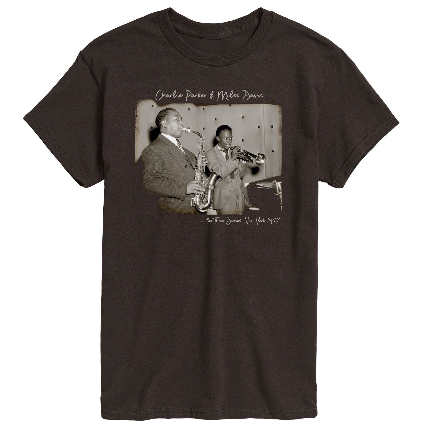 

Мужская футболка Charlie Parker Three Deuces Licensed Character