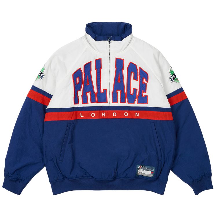 

Бомбер Palace Breakout Half Zip Bomber 'White/Navy', белый