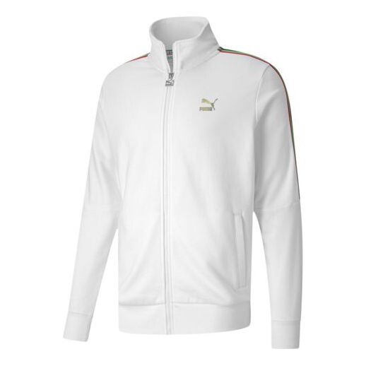 

Куртка tfs unity zipper knit jacket white Puma, белый