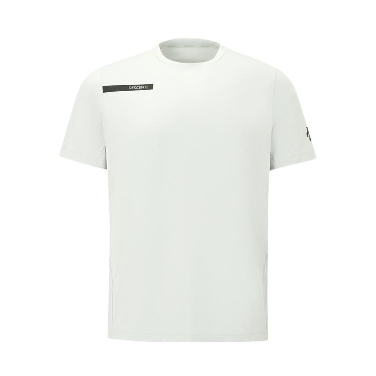 

Футболка мужская с коротким рукавом из трикотажа DESCENTE, Lg-Oyster Mushroom