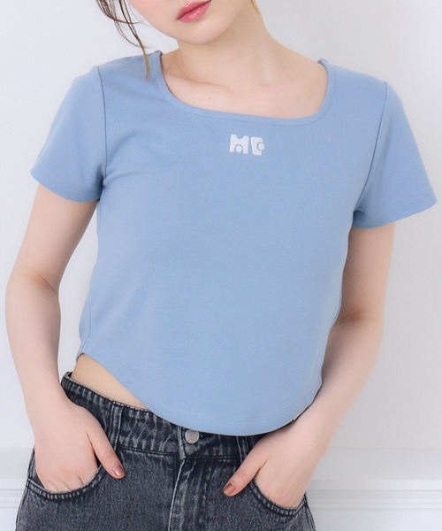 

Футболка с закругленным низом Ems Excite, синий