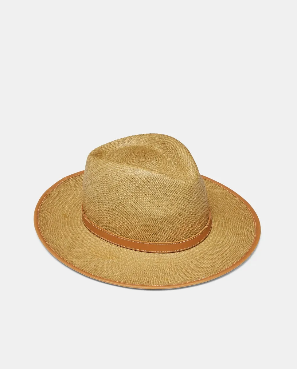 

Бежевая панамская мужская шляпа Panamania Hats, бежевый