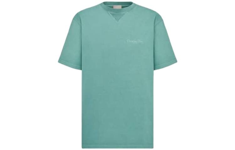 

Футболка мужская, цвет морской волны Dior, зеленый