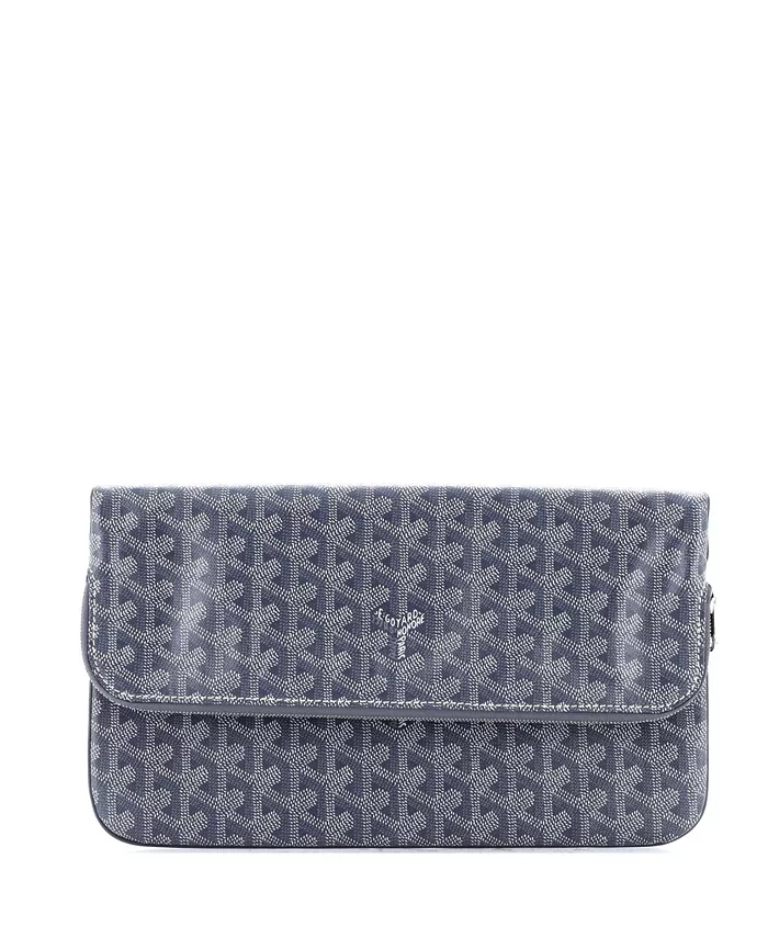 

Клатч Saint Marie из лакированного полотна Pre-Owned Goyard, серый