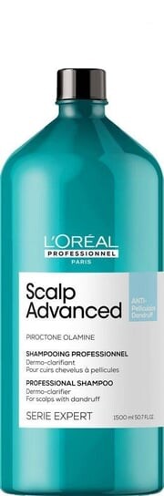 

Шампунь для волос против перхоти, 1500 мл L'Oreal Professionnel, Scalp Advanced Anti-Dandruff, L'Oréal Professionnel