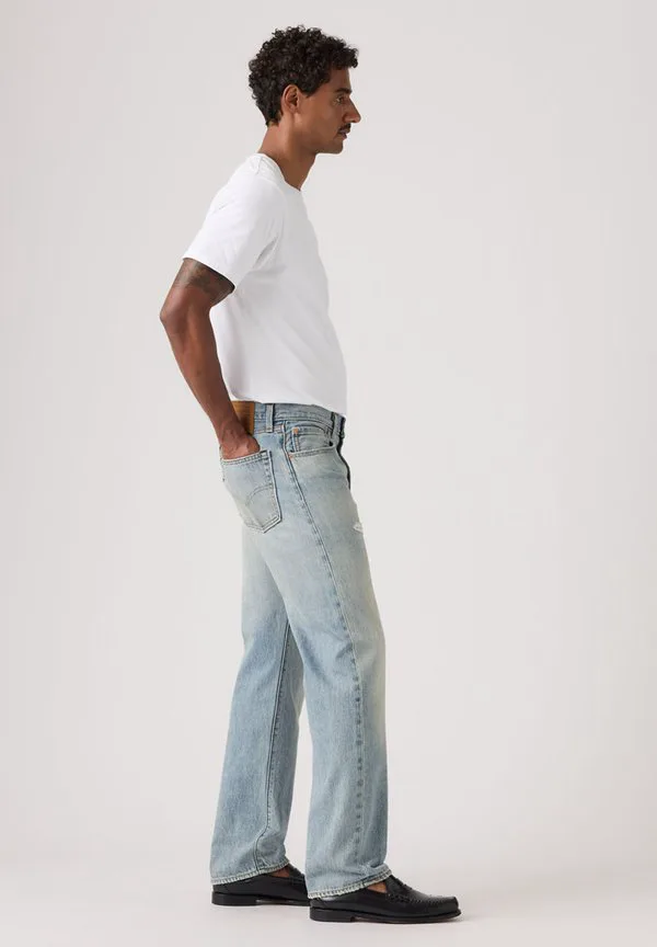555 свободные прямые джинсы прямого кроя Levi'S, Up The Score Fade - Light Indigo — фото 4