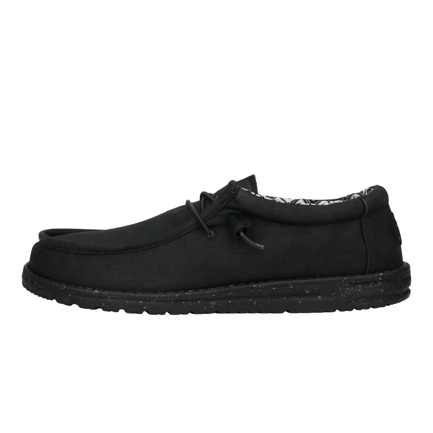 Hey Dude Men's Wally Stretch Canvas Shoes In Black/black — фото 2