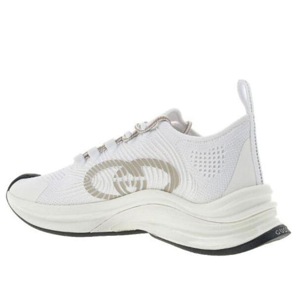 Кроссовки run sneaker 'white' Gucci, белый