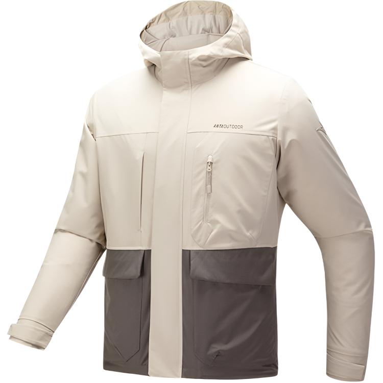 

ANTA Куртка мужская для активного отдыха, Light Shadow Gray/Web Gray