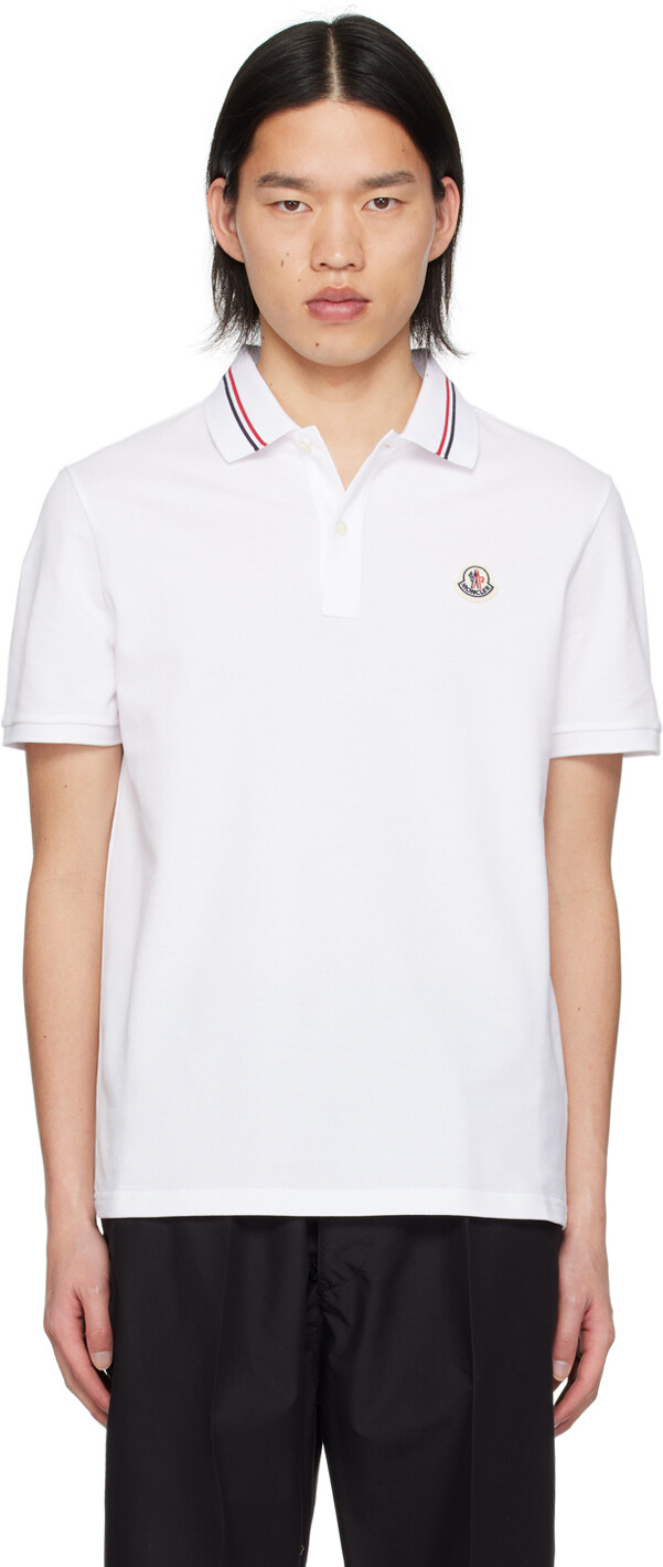 

Патч Поло Moncler, белый