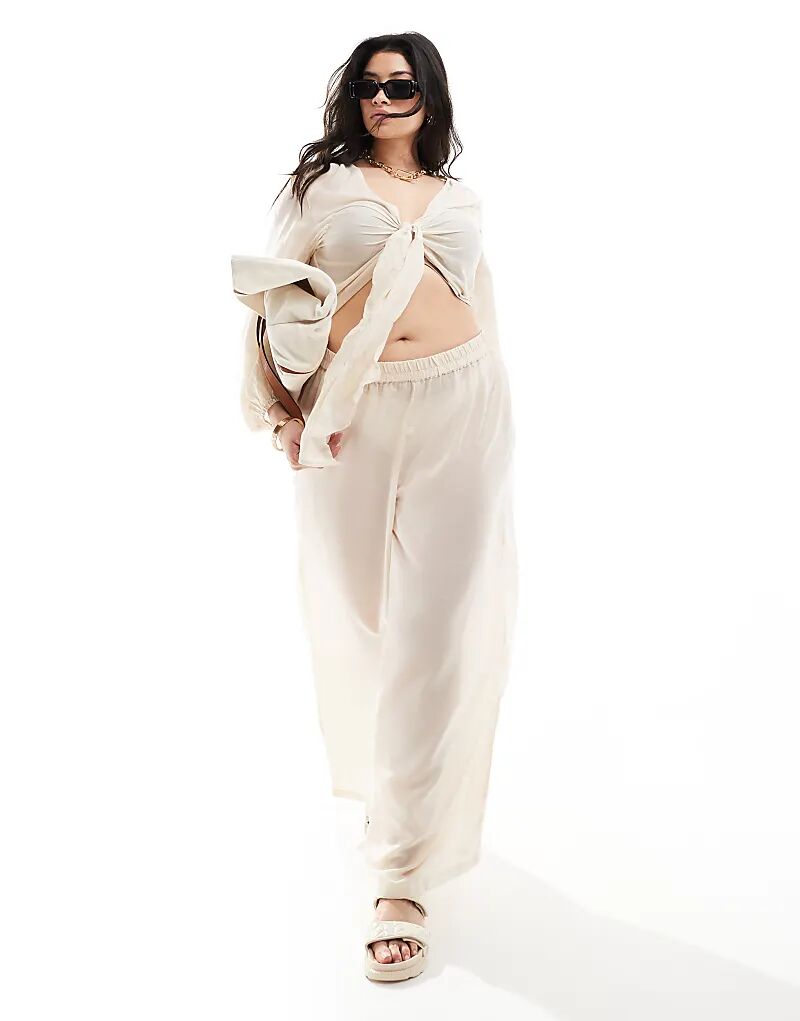 

Пляжные брюки Vero Moda Curve stone (часть комплекта)