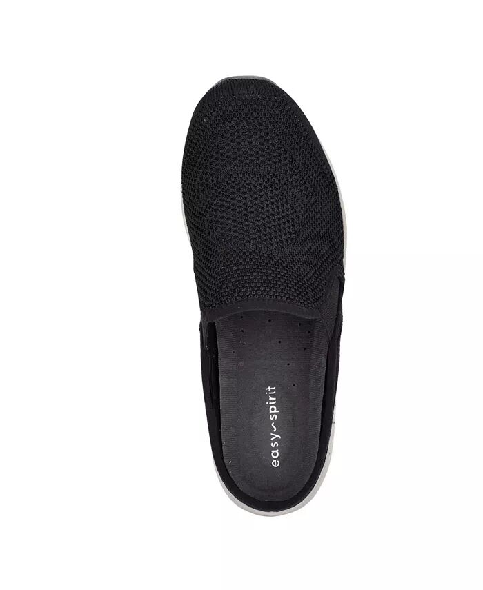 Женские повседневные плоские сабо Takeknit Slip-on Easy Spirit, черный — фото 4