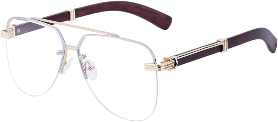 

Овальные солнцезащитные очки без оправы для мужчин и женщин, винтажные солнцезащитные очки без оправы для мужчин, защита от УФ-излучения UV400 VFDHN, C8 Anti Blue Light