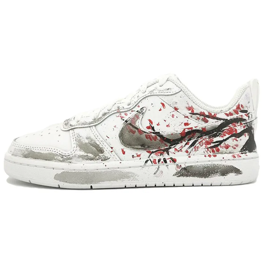 Кроссовки для скейтбординга Court Borough Low 2 Low top детские Nike, Seeking Plum Blossom in The Snow