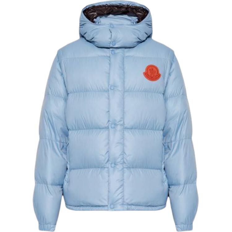 

Пуховик мужской синий Moncler