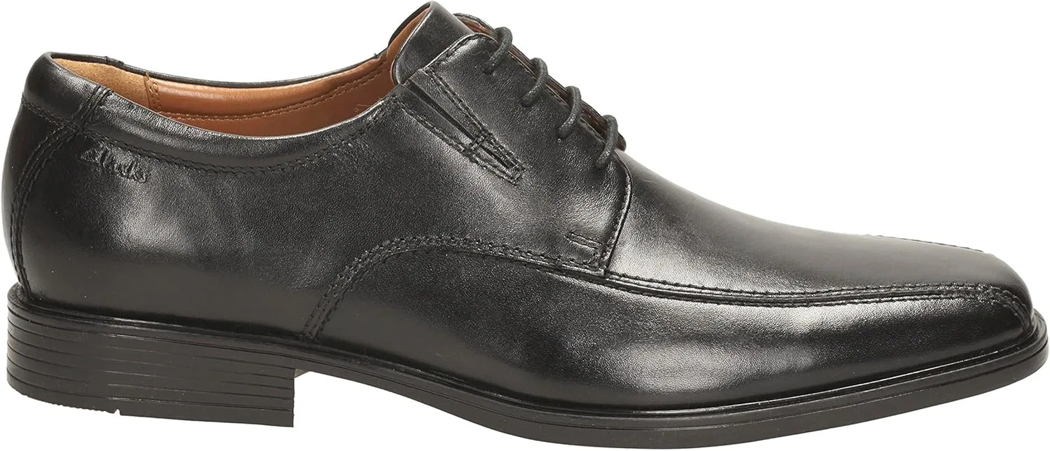 Мужские прогулочные туфли Clarks Tilden, Black (Black Leather) — фото 3
