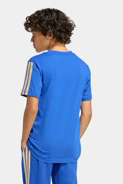 Футболка детская с коротким рукавом Adidas Performance, синий — фото 3