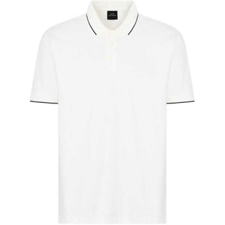 

ARMANI EXCHANGE Футболка поло мужская white, Белый, ARMANI EXCHANGE Футболка поло мужская white