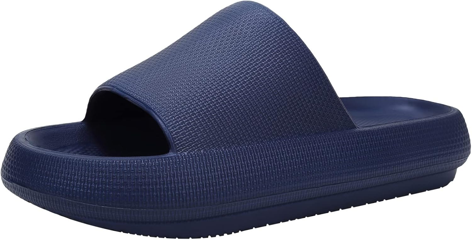 

Женские и мужские шлепанцы Cloud Pillow, мягкие сандалии EVA, нескользящие пляжные шлепанцы, для душа и ванной, с открытым носком, мягкая подушка, домашние тапочки (Цвет: A-6, Размер обуви: 38-39) Ansair, 36-37 B-6