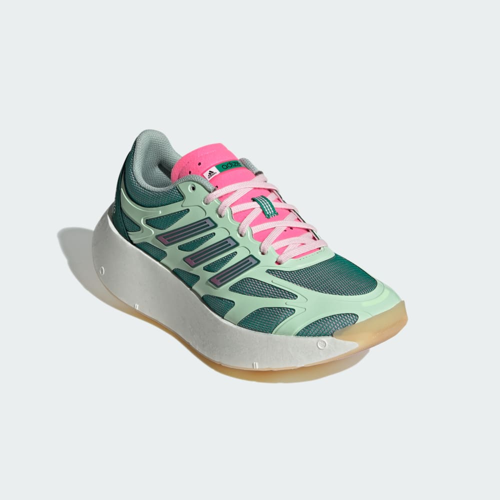 Кроссовки на платформе Adidas Adizero Aruku Shoes, цвет Court Green/Clear Pink/Semi Green Spark — фото 4