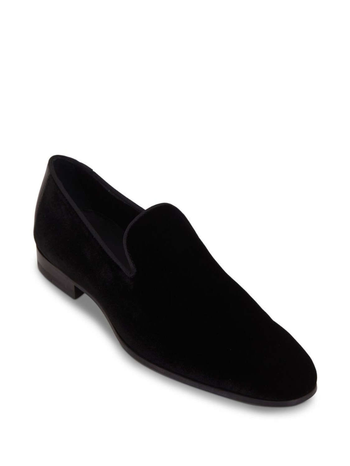 Magnanni бархатные лоферы с миндалевидным носком, черный — фото 2