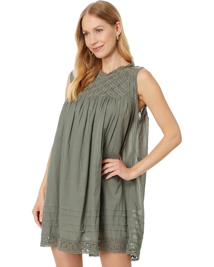 

Платье Free People Shea Solid Mini, цвет Dried Basil