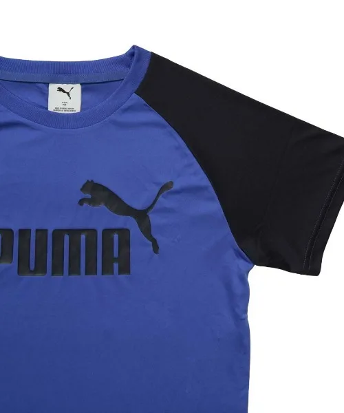 Детский комплект PUMA ESS NO.1: футболка и шорты красные — фото 3