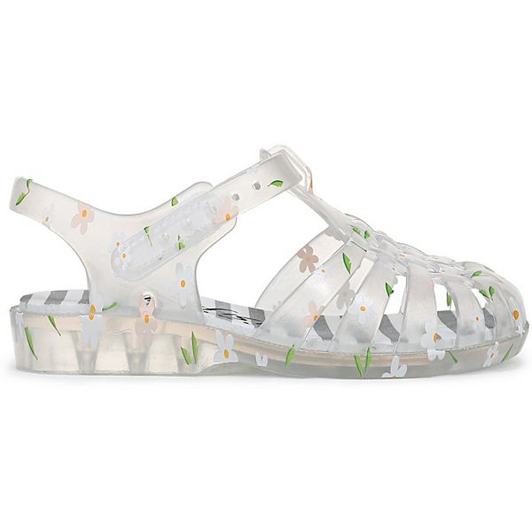 Детские сандалии-слипоны Jellyfish-T в рыбацком стиле Blowfish Malibu, Clear Floral — фото 2