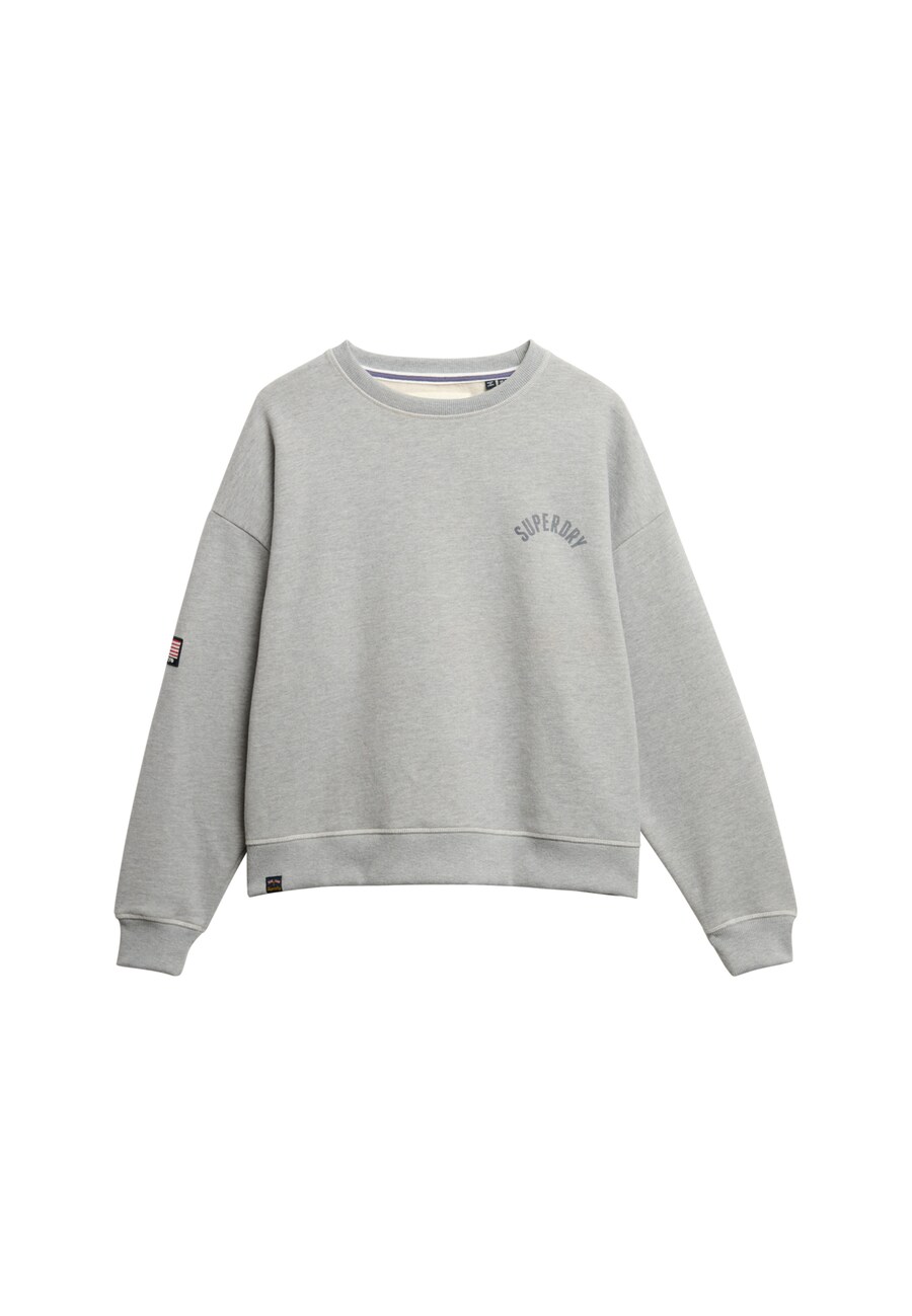 

Толстовка Superdry Athletic Essentials, пятнистый серый