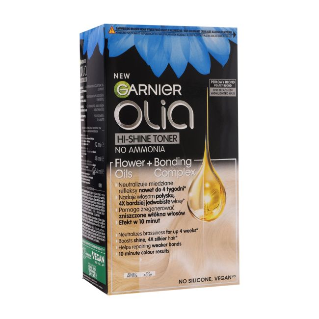 

Olia hi-shine toner краска для волос без аммиака Garnier, цвет 10.2