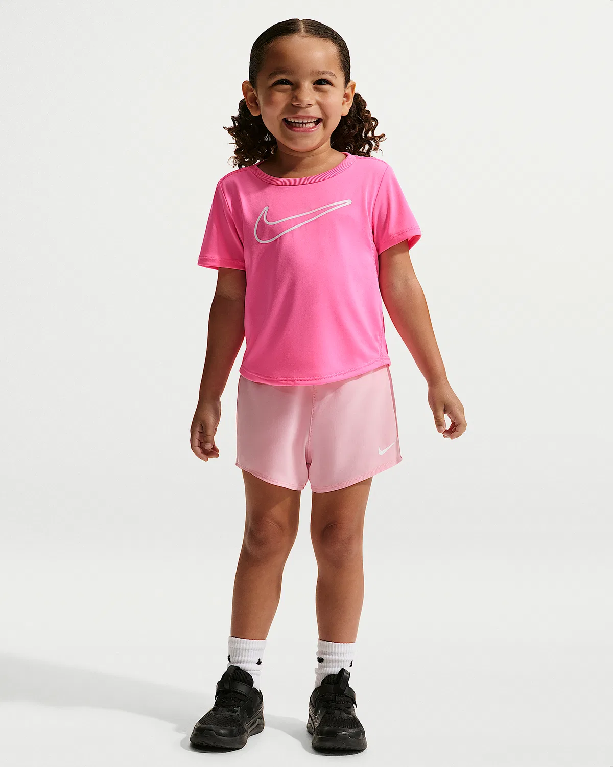 Детская футболка Dri-FIT All Day Play Nike, Pink Glow — фото 4