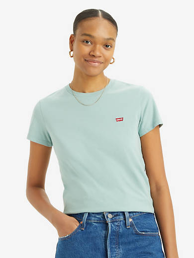 

Идеальная футболка Levi's, цвет Blue Surf - Blue