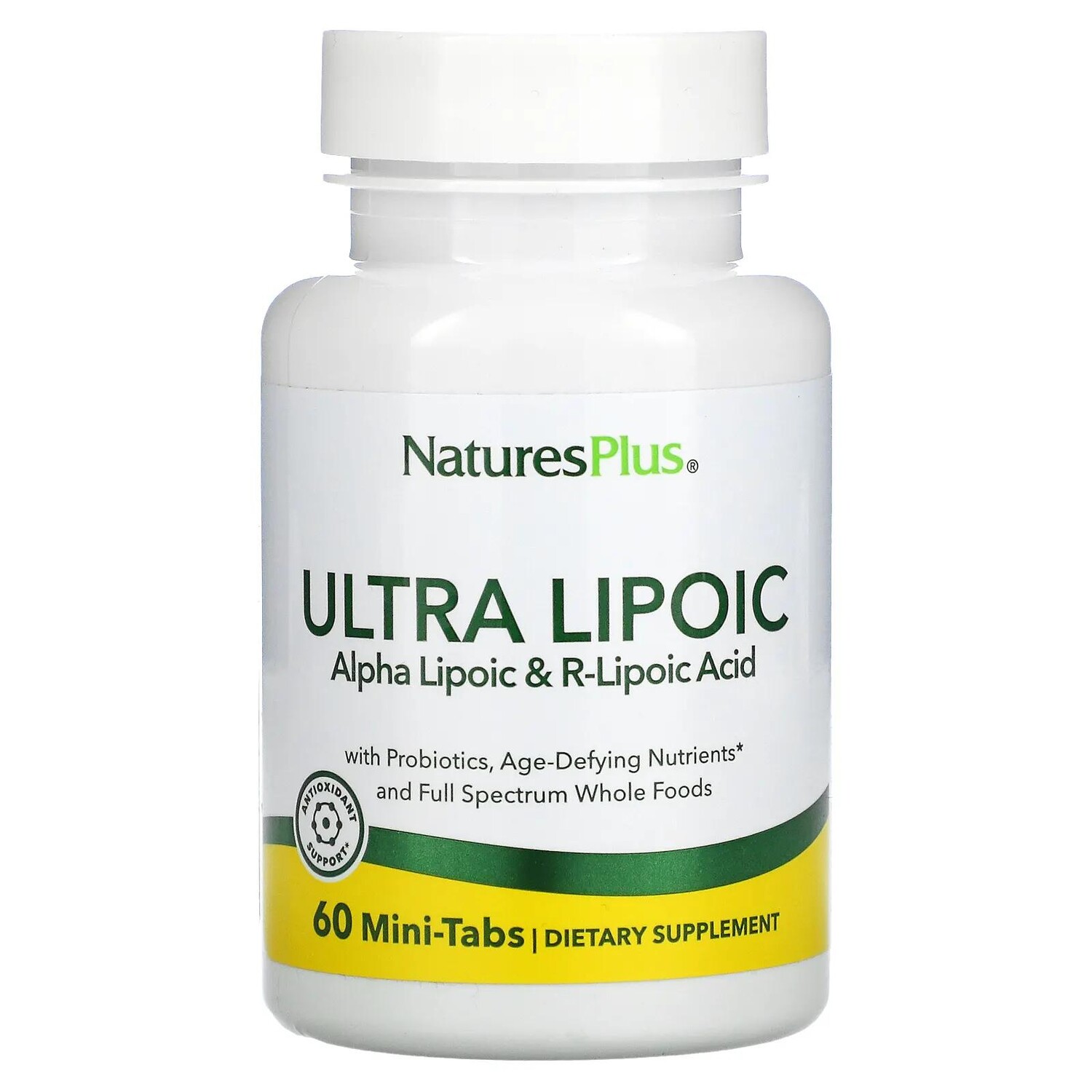 

Nature's Plus Ультра Липоевая 60 мини-таблеток