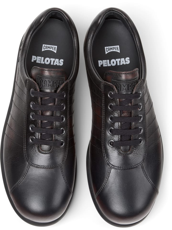 Camper Кроссовки "Pelotas Ariel" бордово-черного цвета — фото 3