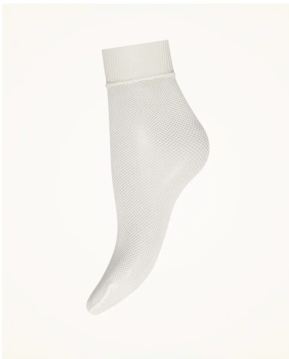 

Женские ажурные носки белого цвета Wolford, белый