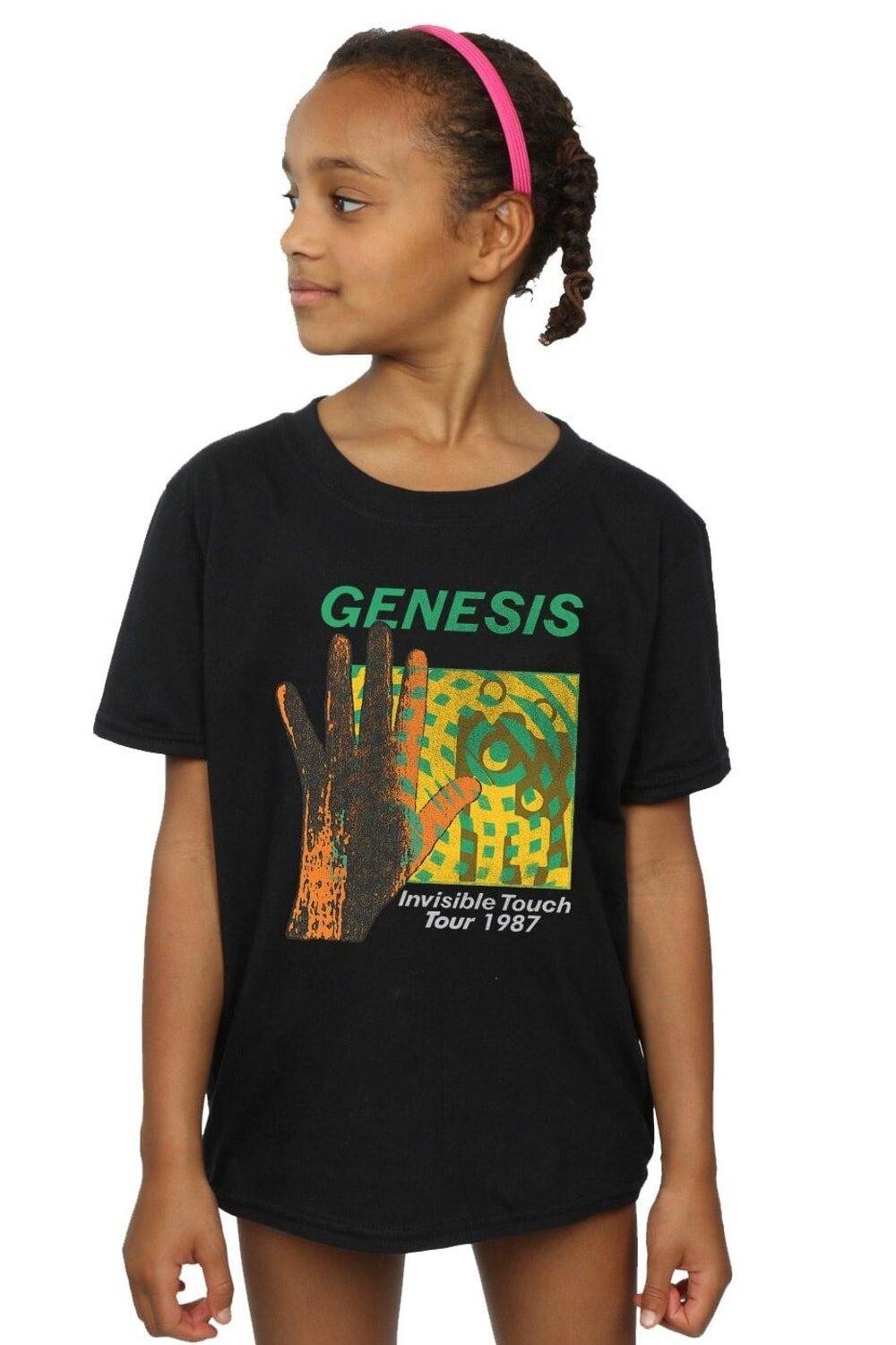 

Хлопковая футболка Invisible Touch Tour Genesis, черный