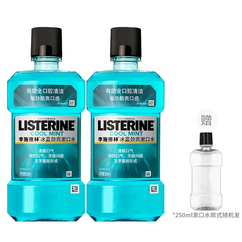 Listerine Ополаскиватель для полости рта Ice Blue против зубного налета с освежающим ароматом — фото 4