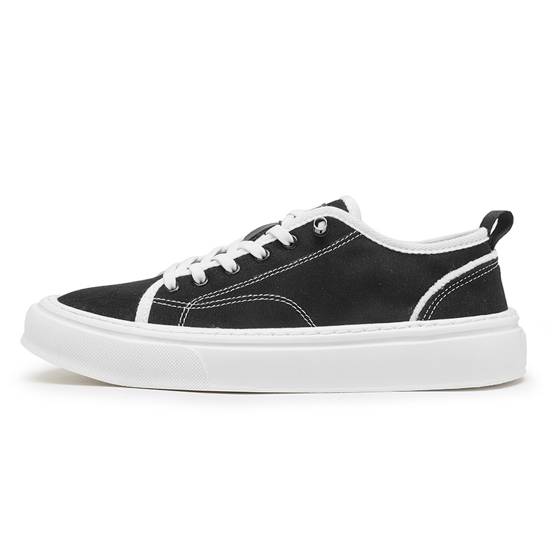 

X-ZONE Кроссовки X ZONE Beggar Slip Resistant с противоскользящей подошвой, устойчивые к истиранию, дышащие низкие парусиновые мужские XZ5862 черные, цвет XZ5862 Black