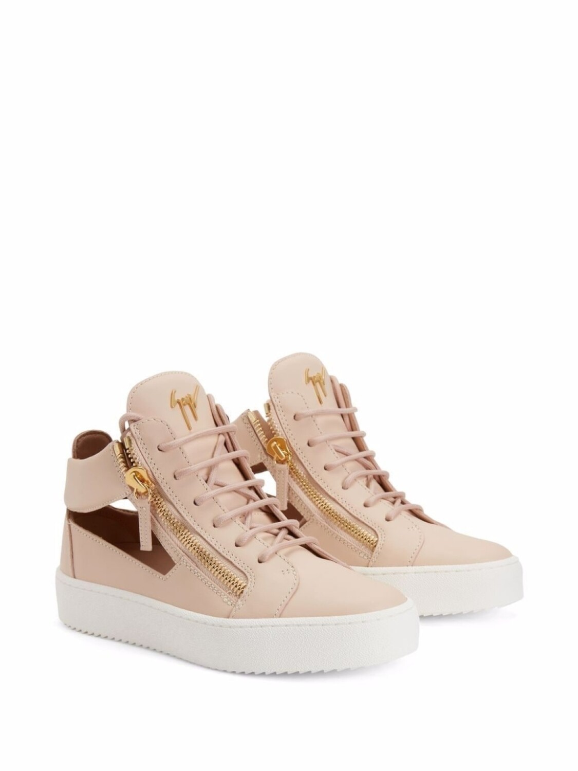 Кроссовки Kriss с вырезами Giuseppe Zanotti, розовый — фото 2
