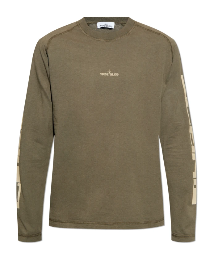 

Футболка с логотипом Stone Island, зеленый