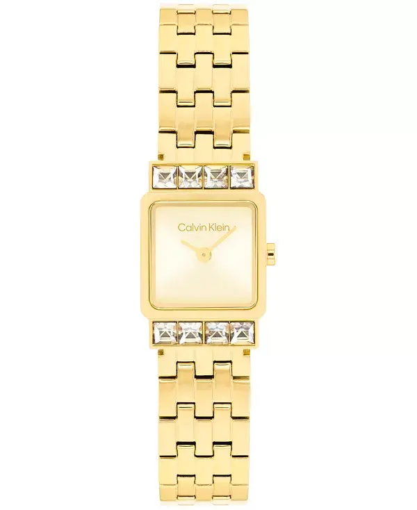 

Женские часы Poise с браслетом из нержавеющей стали золотистого оттенка, 16 мм Calvin Klein, gold