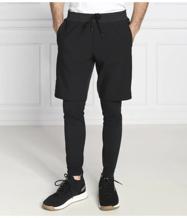 Спортивные штаны t_run 2-в-1 Regular fit Boss Green, черный — фото 3