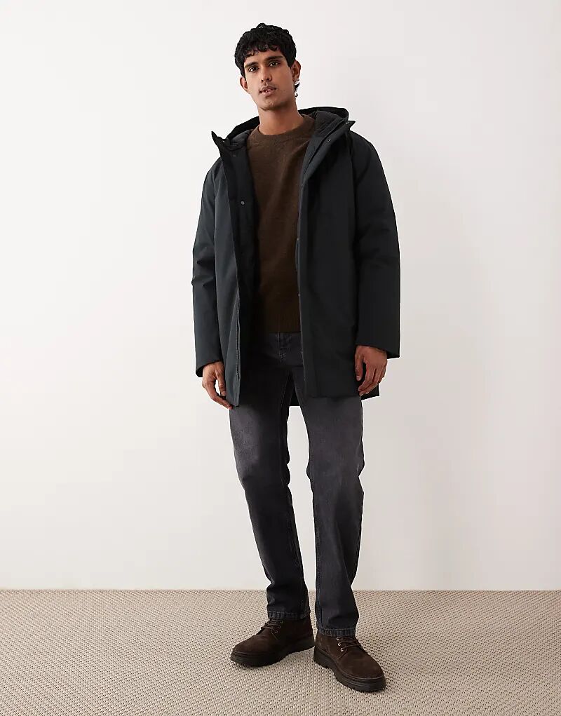 

Избранная техническая парка Selected черного цвета