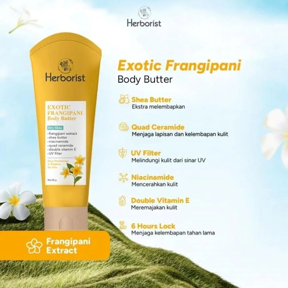 Масло для тела Herborist Body Butter с ароматом Frangipani, 80 г — фото 2