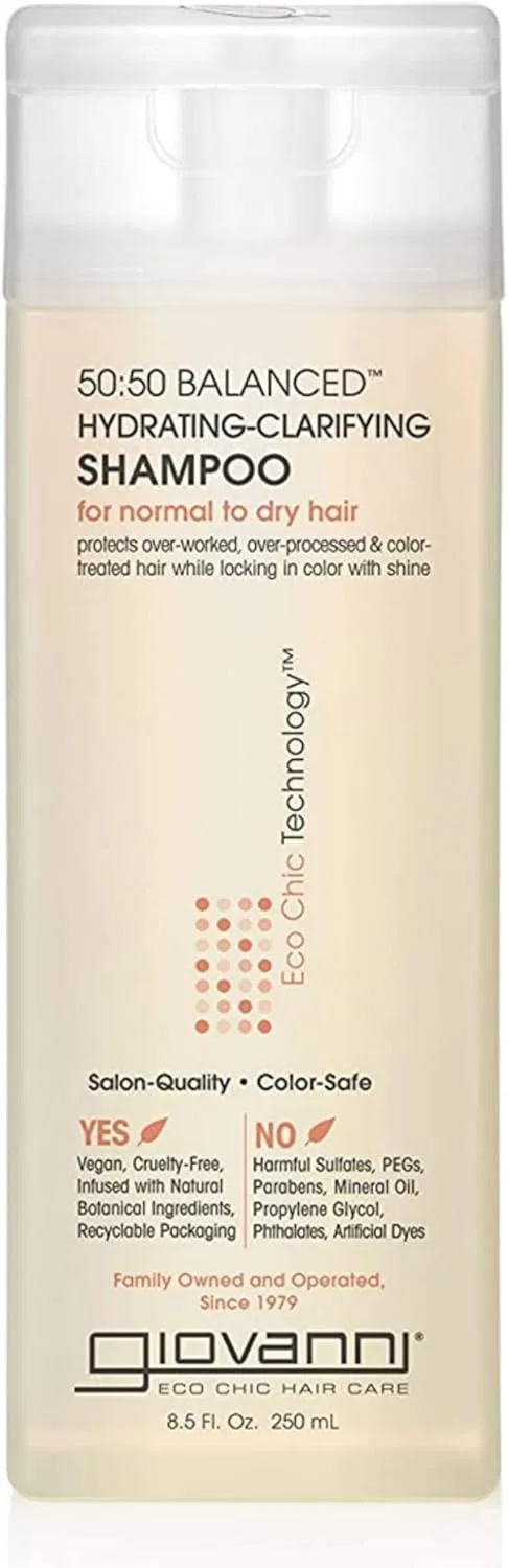 Увлажняющий шампунь «50:50 Balanced Hydrating Clarifying Organic» от Giovanni