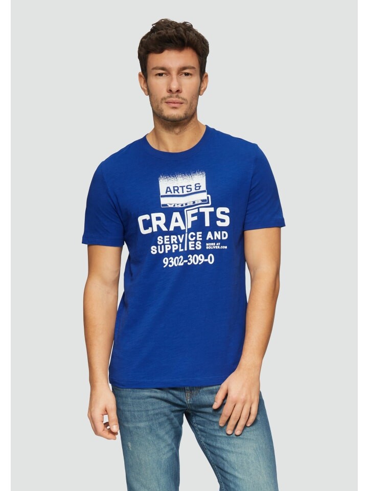 

Футболка s.Oliver T-Shirt kurzarm, синий