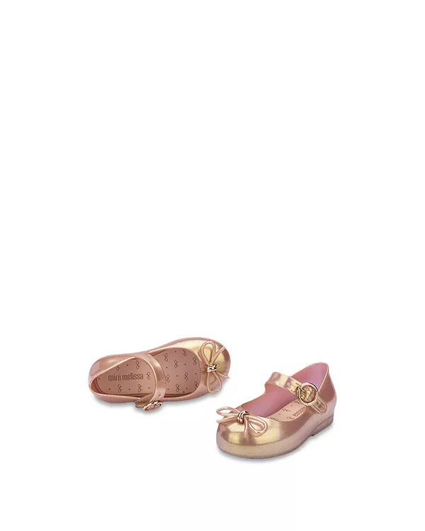 Детские балетки для девочек - для малышек Mini Melissa, розовый — фото 3