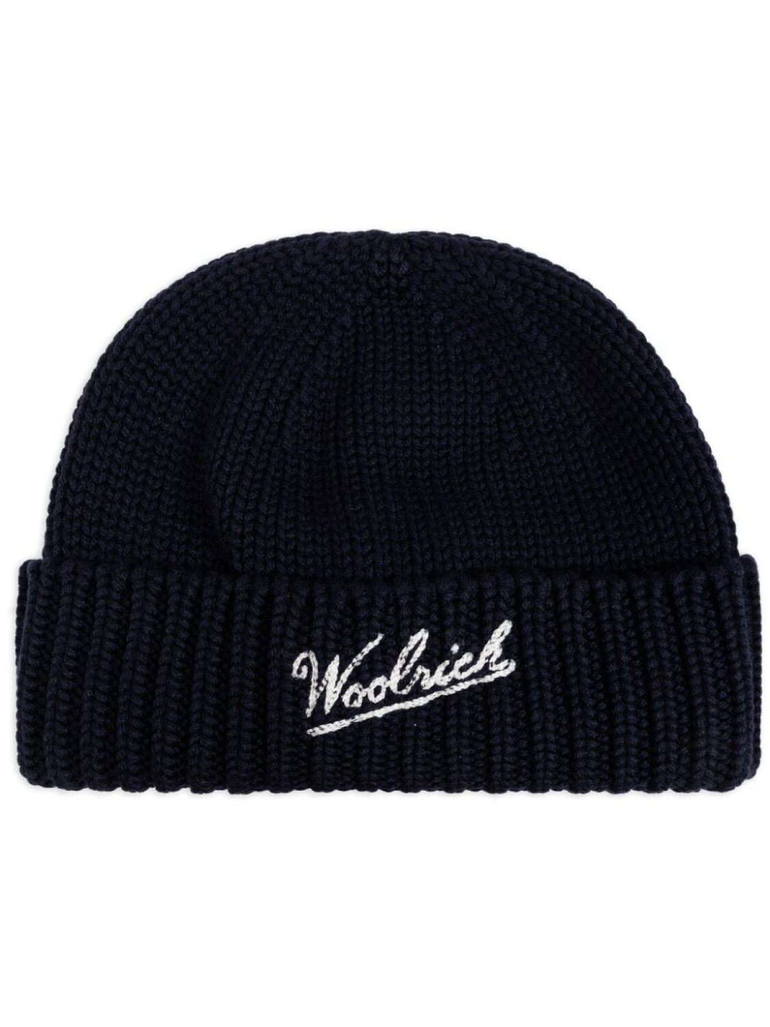 

Woolrich шапка бини вязки интарсия с логотипом, синий