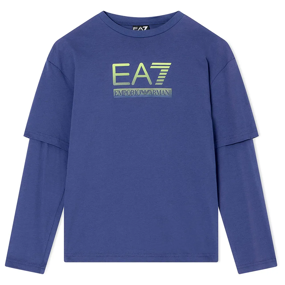 

Футболка с длинным рукавом EA7 EMPORIO ARMANI Train Visibility, синий